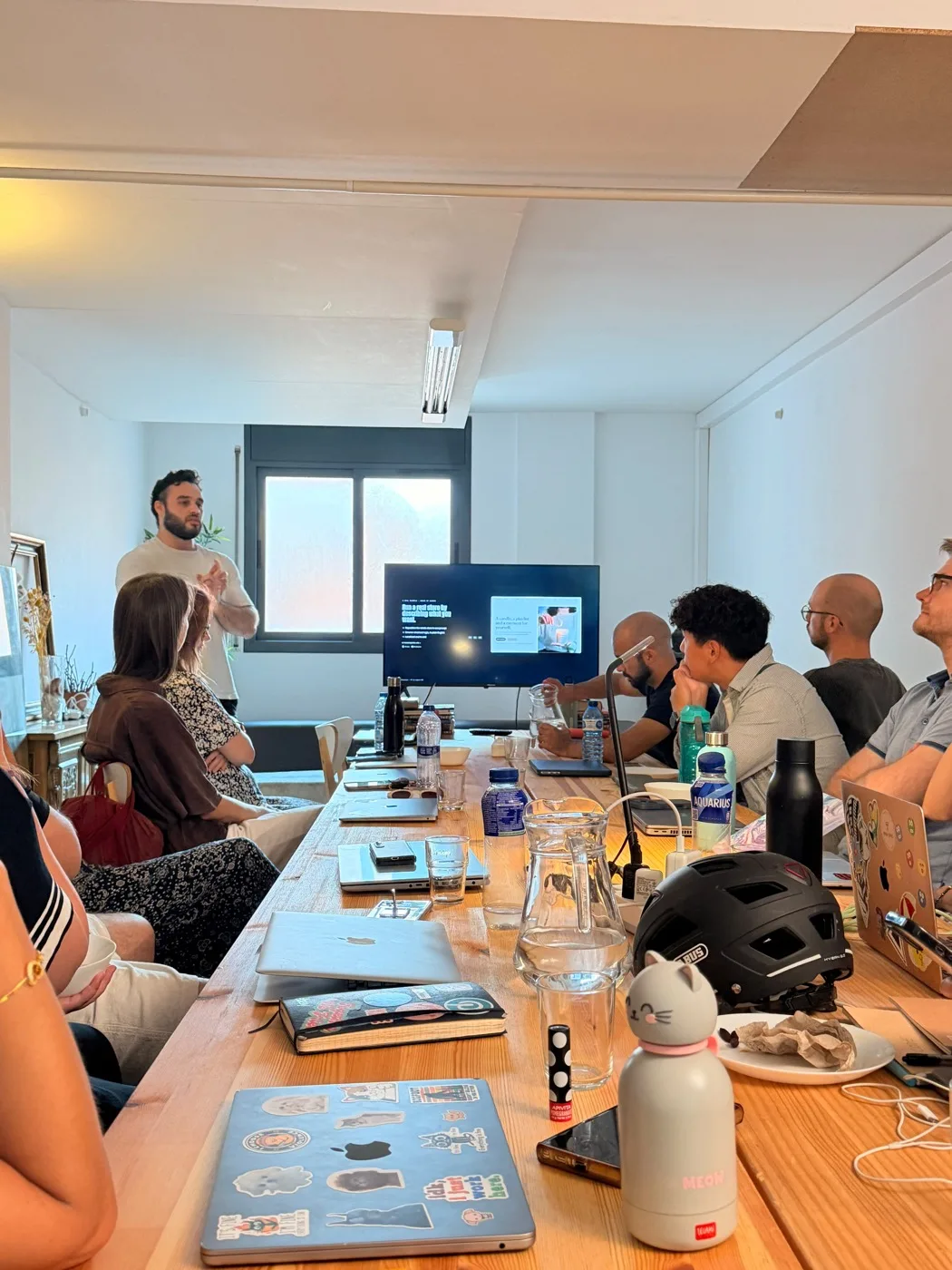 The AI PMM agents workshop in session